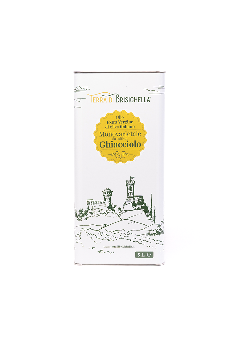 5L olio ghiacciolo Olio Extra Vergine di Oliva Monovarietale 100% Ghiacciolo - Lattina Lt.5 - immagine 1